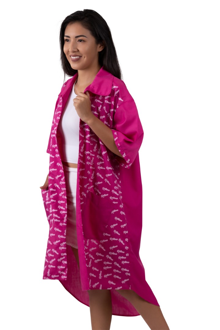 CLOUD FULL LENGTH SHIRT- MAGENTA