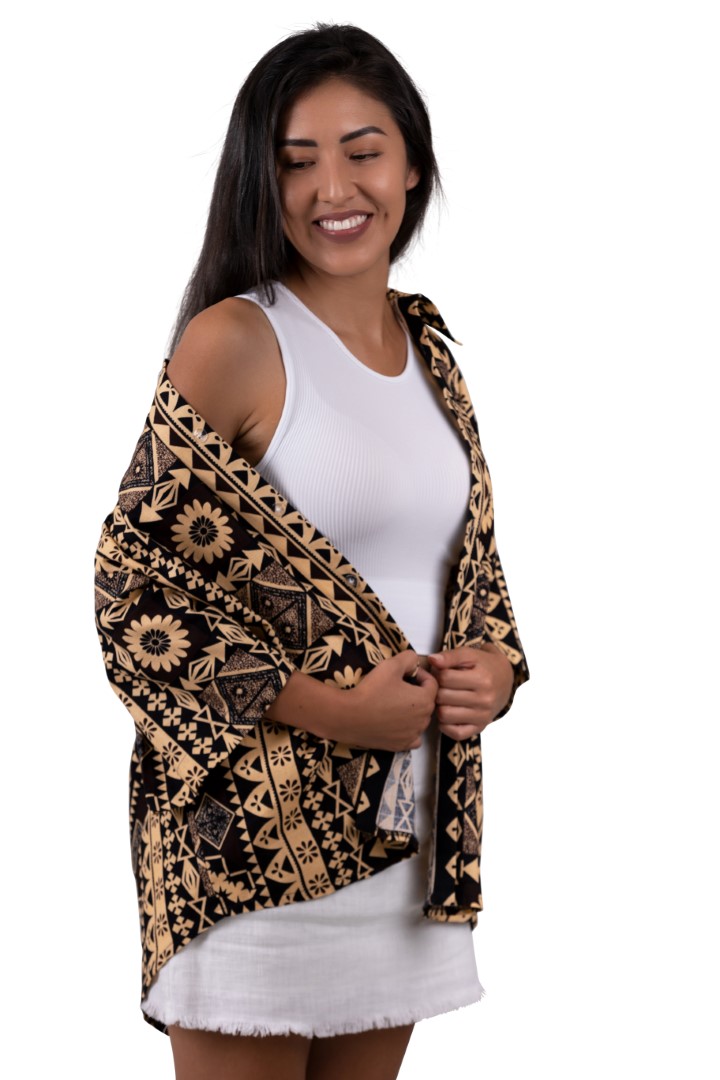 LEWA SHIRT - TAPA PRINT