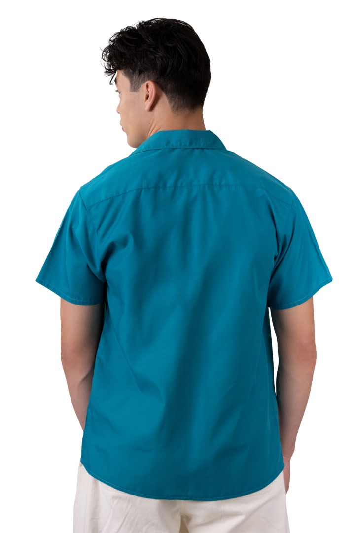 ARRON CLASSIC SHIRT - TEAL - Image 2